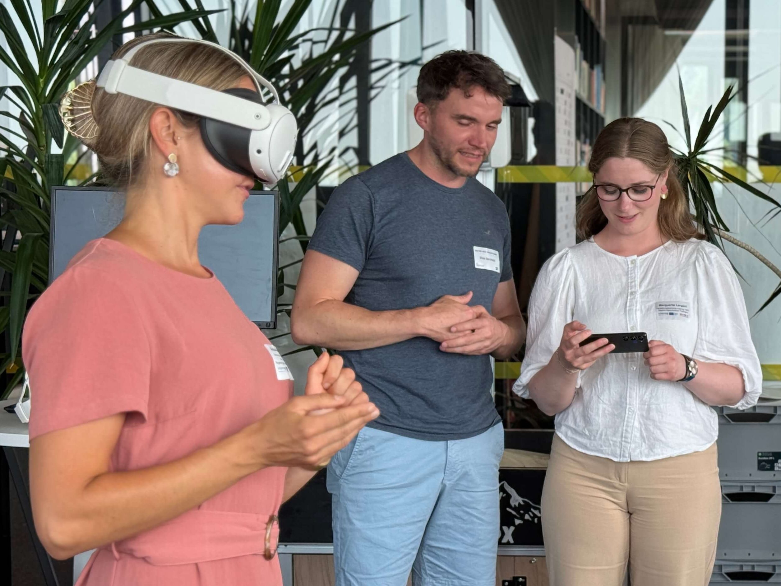 Besuch aus Brüssel beim Projekt MammAware